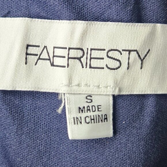 Stunning Faeriesty Dress - Navy Blue - Size S - NWOT - Picture 5 of 7